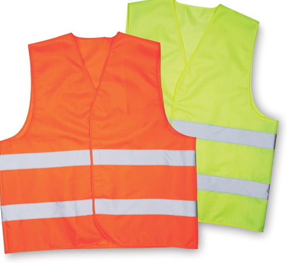 Safety Hi-Vis Vest with Reflector - 60 GSM High Visibility Safety Vest Marvi Sons